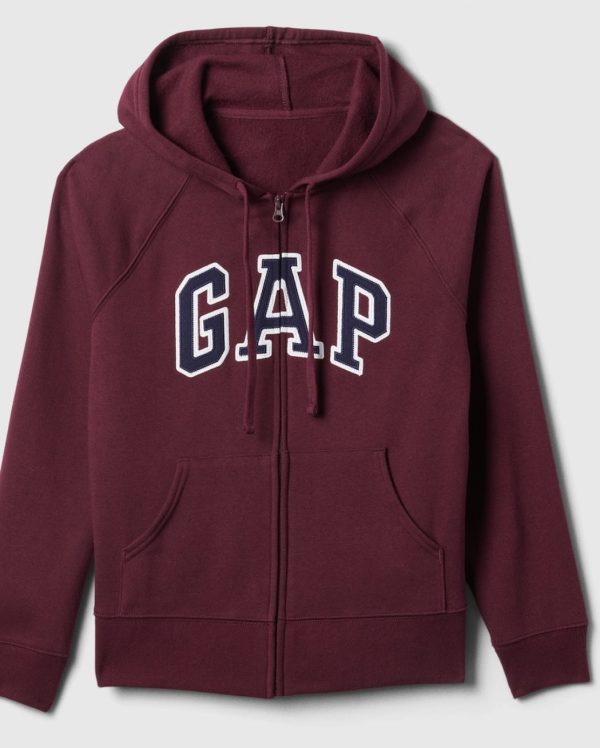 POLERON GAP LOGO CON CIERRE MUJER - Imagen 11
