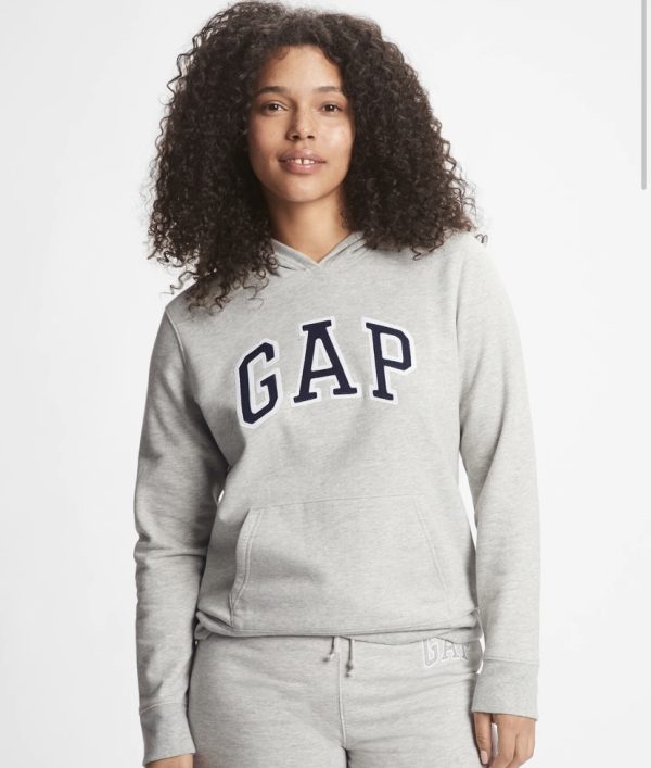 POLERON GAP MUJER CON LOGO SIN CIERRE Y CON CAPUCHA - Imagen 3