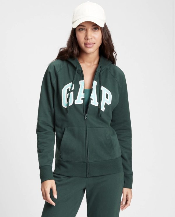 POLERON GAP LOGO CON CIERRE MUJER - Imagen 16