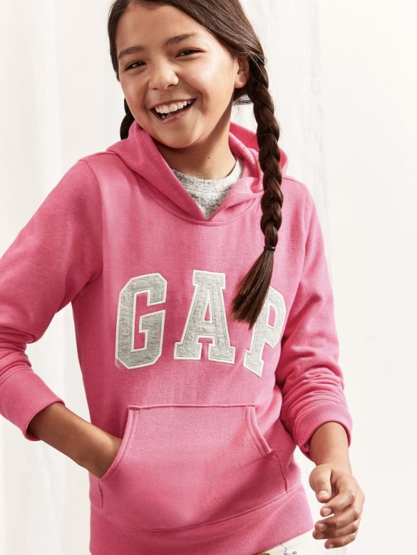 POLERON GAP KIDS NIÑA CON CAPUCHA