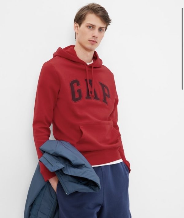 POLERON GAP LOGO CLÁSICOS CON CAPUCHA HOMBRE