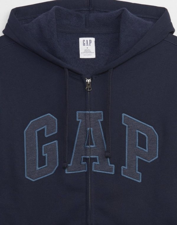 Poleron Gap Logo con Cierre Hombre - Imagen 6